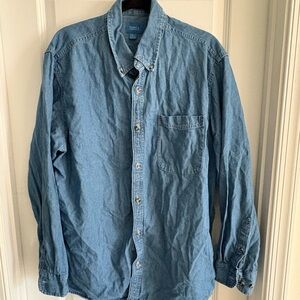 Classic Denim Button Down Shirt